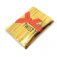 Maisiņu aizdares 8 cm, 700gab. "gold"