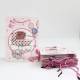 Papīra dāvanu maiss ar virves rokturiem BABY GIRL 8,5*17,5*24cm, 1 gab