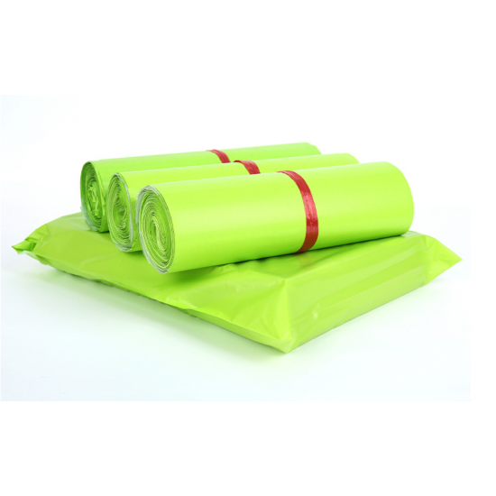 Kurjeru aploksne 17*26+4cm, kr. Green, 10gab.