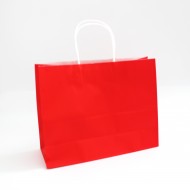 Paper bag with twisted handles 25*31*11.5 cm, 12pcs