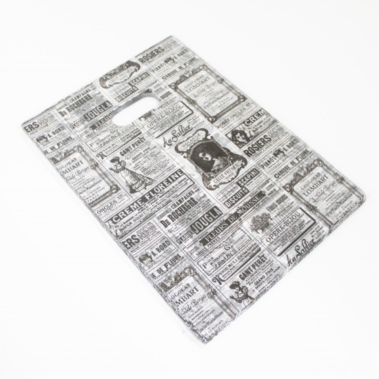 Shopping packaging bag 25*26.5+8cm, 100pcs
