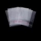 Transparent bag self-sdhesive sealing bags, 25 micro, 5*5+3cm, 200pcs