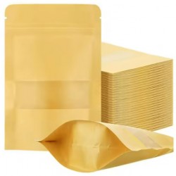 Maiss DOYPACK ar zip lock aizdari 10*16,5+4cm, kr. brūnā, 10gab.