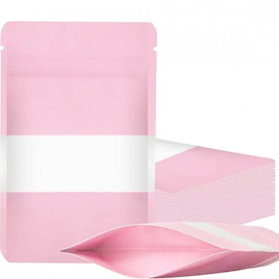 Maiss DOYPACK ar zip lock aizdari 10,5*16,5+4cm, kr. rozā, 10gab.