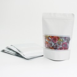 Maiss DOYPACK ar zip lock aizdari 13,5*19+4cm, kr. pelēkā, 10gab.