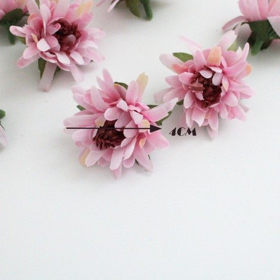 Artificial flower heads d-4cm 10pcs