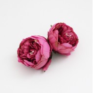 Mākslīgo ziedu galviņas d-7cm PEONIJA 2pcs