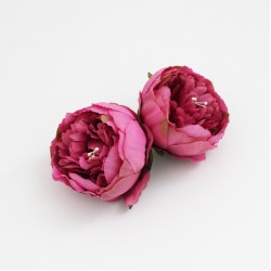 Mākslīgo ziedu galviņas d-7cm PEONIJA 2pcs