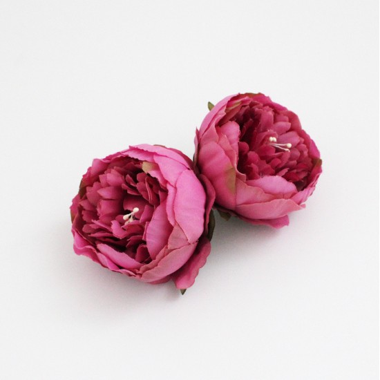 Mākslīgo ziedu galviņas d-7cm PEONIJA 2pcs