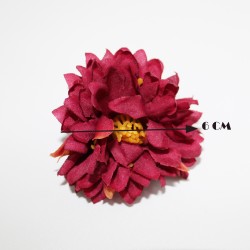 Artificial flower heads d-6cm 5pcs