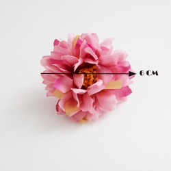 Artificial flower heads d-6cm 5pcs