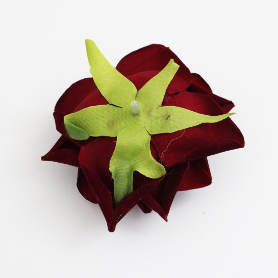 Mākslīgo ziedu galviņa d-8cm 1gab., samtas