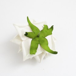 Mākslīgo ziedu galviņa d-8cm 1gab., samtas