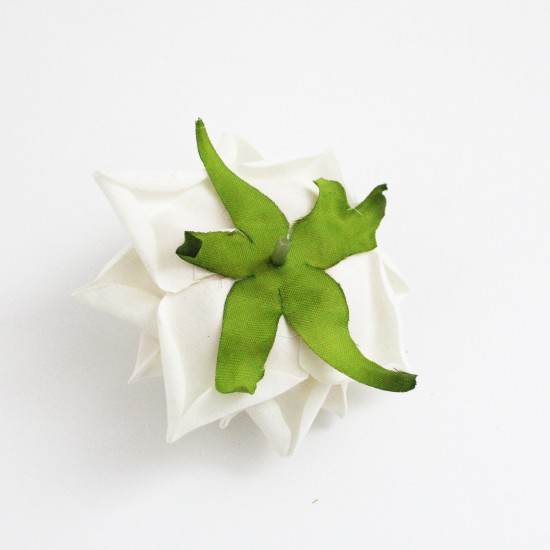 Mākslīgo ziedu galviņa d-8cm 1gab., samtas