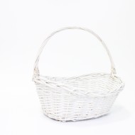 Pīts grozs izm.L , balts 1gab.