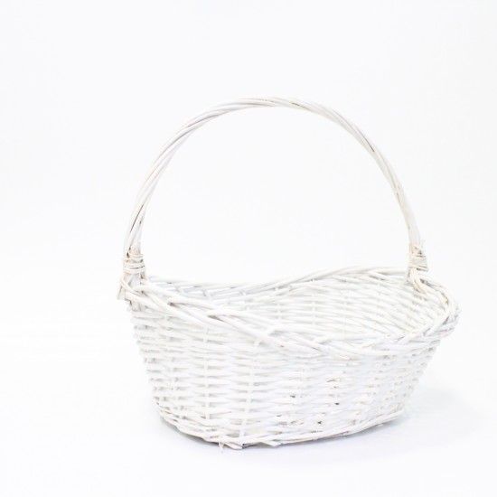 Pīts grozs izm.L , balts 1gab.