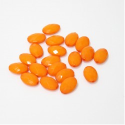 Plastmasas pērles 1x2cm, 20gab.