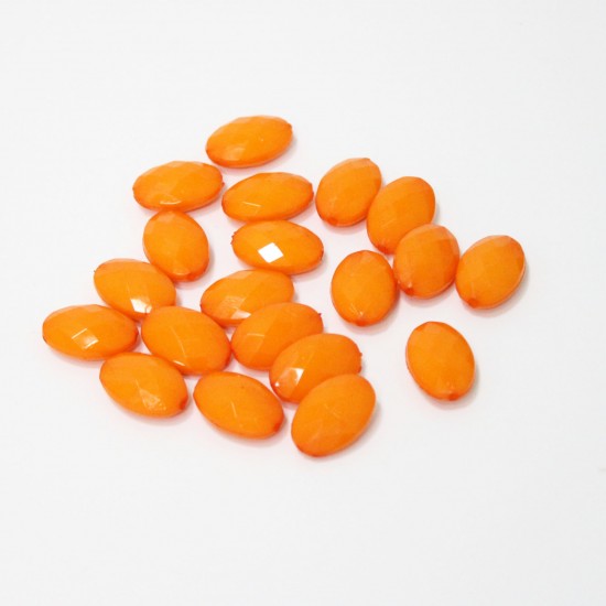 Plastmasas pērles 1x2cm, 20gab.