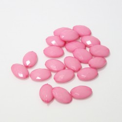 Plastmasas pērles 1x2cm, 20gab.