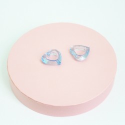 Beads heart 2.5*2.5cm ,2pcs