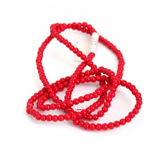 Plastic beads 4mm