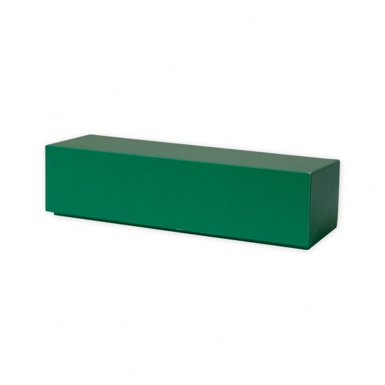Box for one wine bottle 87*93*335mm, green