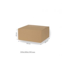 Cardboard box 350*300*190mm FEFCO 0201