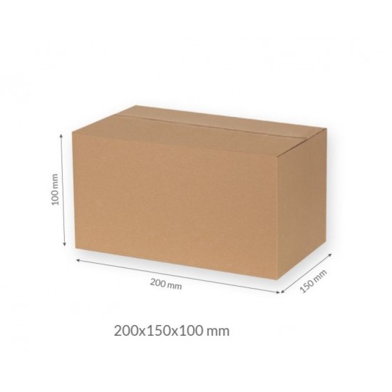 Картонная коробка 200*150*100мм FEFCO 0201