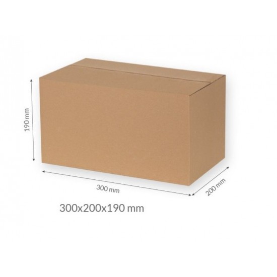 Картонная коробка 300*200*190мм FEFCO 0201