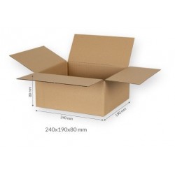 Cardboard box  250*200*100mm FEFCO 0201