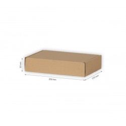 Cardboard box 200*150*50mm, FEFCO 0427, 3-layer, parcel locker - size S, + 10pcs