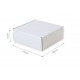 Cardboard box 190x180x70mm, FEFCO 0427, White color, 3-layer, parcel locker - size S, + 10pcs