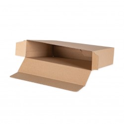 Cardboard box, 200x200x50mm, FEFCO 0713