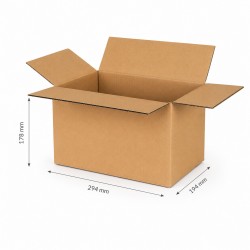Kartona kaste FEFCO 0201 – 300x200x190 mm