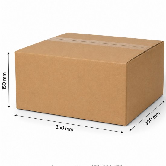 Kartona kaste FEFCO 0201 – 350x300x150 mm