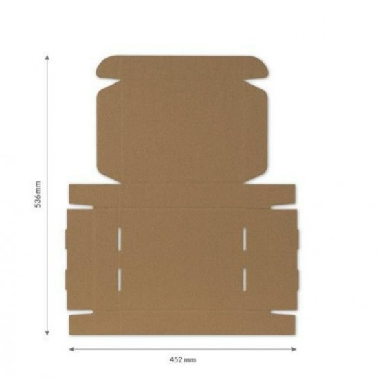 Cardboard box FEFCO 0427 250x200x50 mm