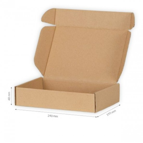 Cardboard box FEFCO 0427 250x200x50 mm