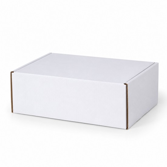 Kartona kaste FEFCO 0427, balta – 250×160×100 mm
