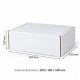 Kartona kaste FEFCO 0427, balta – 250×160×100 mm
