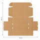Scatola in cartone FEFCO 0427 350x250x90 mm