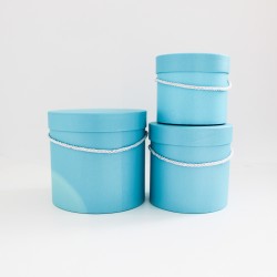 Ziedu kastes kompleks,3gab., "blue"