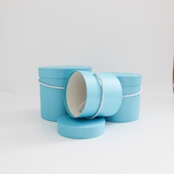 Ziedu kastes kompleks,3gab., "blue"
