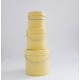 Ziedu kastes kompleks,3gab., "yellow"