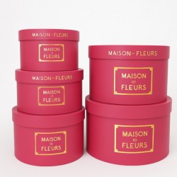 Ziedu kastes MAISON des FLEURS kompls, 5gab.