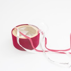 Dāvanu kaste samta 13*13cm, "wine"