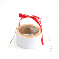 Dāvanu kaste samta13*13cm, white