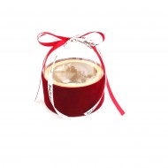 Dāvanu kaste samta 13*13cm, "wine"