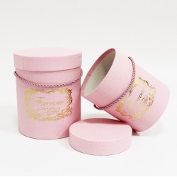 Ziedu kastes kompleks,2gab., "pink"
