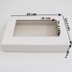 Kartona kastes ar logu 28*19.5*5cm, "white"12gab.