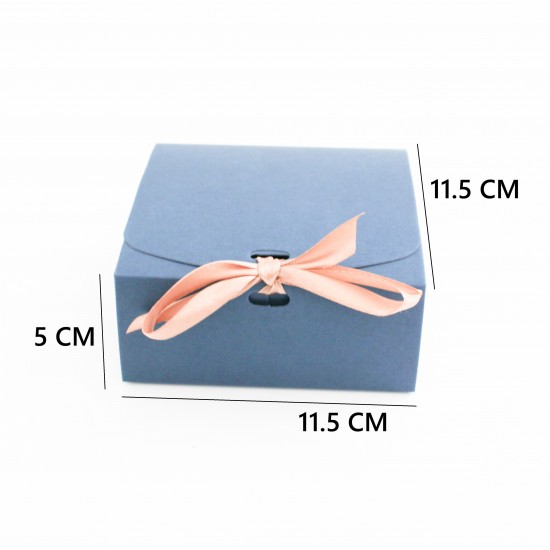 Складные подарочные коробки “Navy Blue”, 5 × 11 × 11 см, 12 шт.